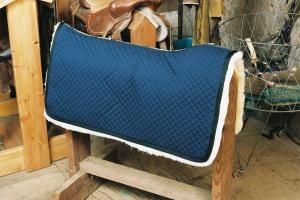 Western Saddle Blanket Blue