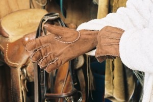 Sheepskin Gloves Brown