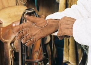 Sheepskin Gloves Brown