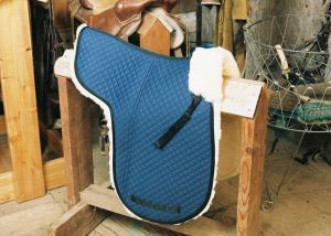 Dressage Numnah with Complete Lining Blue