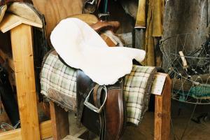 All Purpose / Dressage Saddle Seat Cover Tan Medical