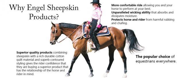 The benefits of sheepskin horse tack