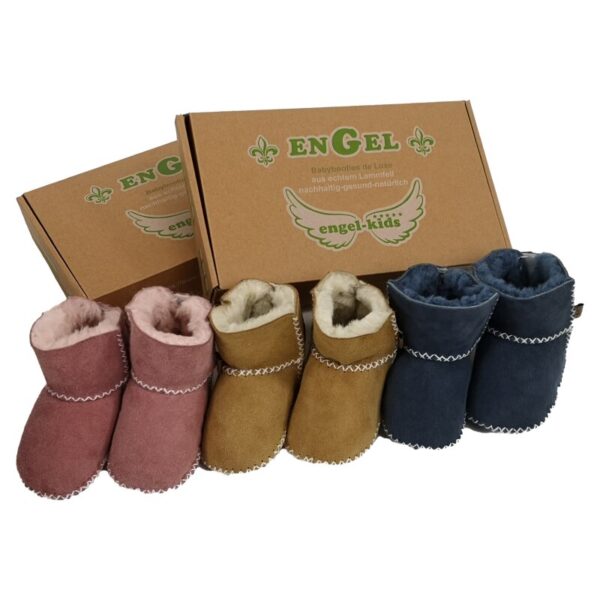 Sheepskin Baby Booties Paris Start