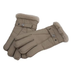 Nappa Leather Lambskin Lined Gloves