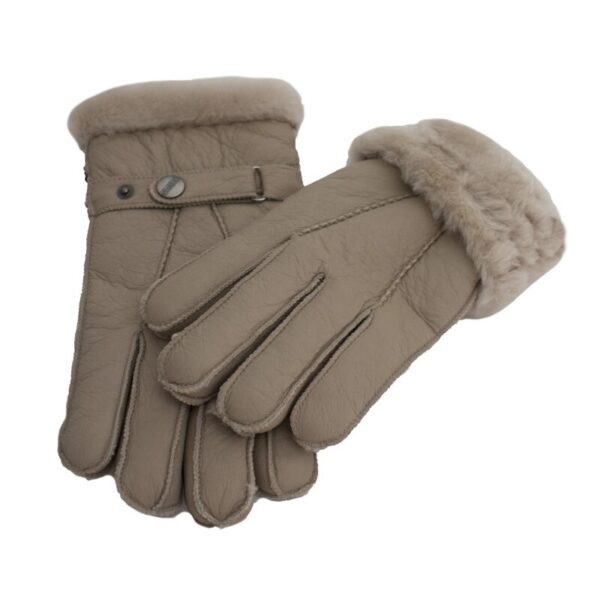 Nappa Leather Lambskin Lined Gloves