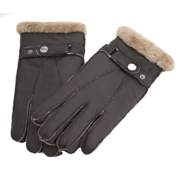 Nappa Leather Lambskin Lined Gloves