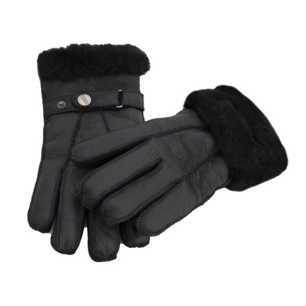 Nappa Leather Lambskin Lined Gloves